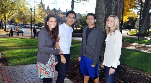 High school students on Mitchell's Statesville Campus