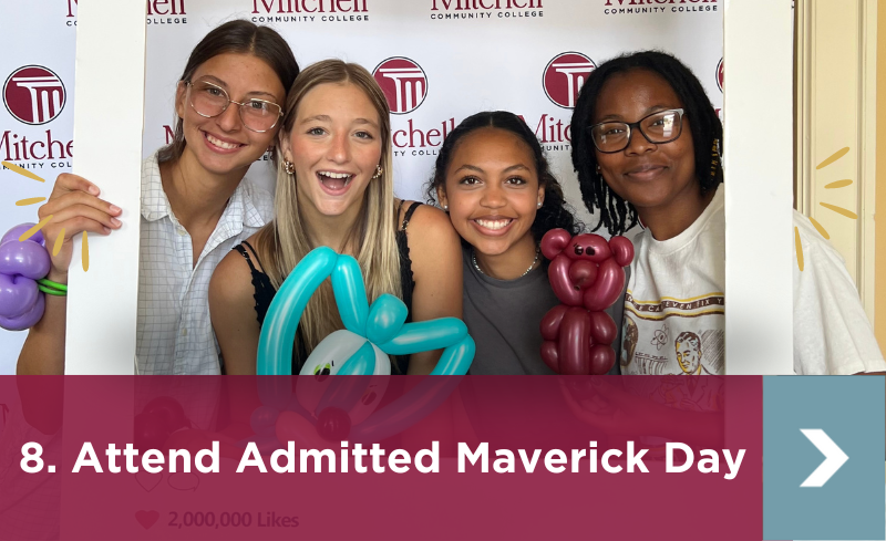 Admitted Maverick Day Steps to enrollment